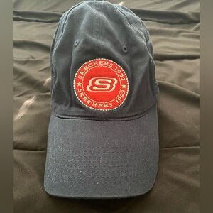 Vintage Skechers Navy Blue Cap with Red Logo
